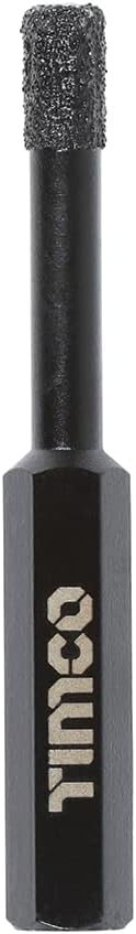 TIMco VBD10 Dry Diamond Tile and Glass Bit 6mm