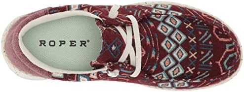 Roper Women's Hang Loose Loafer, Red, 5.5 | Image 4