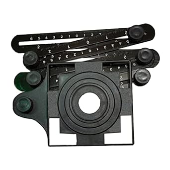 Moxic Universal Angularizer Ruler Angleizer Template Multi Function Angle Measure Tool, Easy to Use