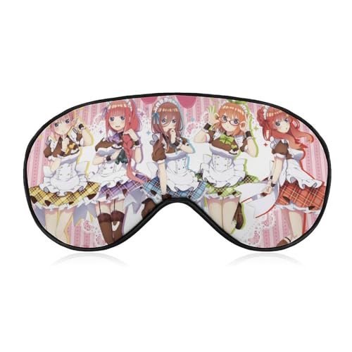 五等分の花嫁 アイマスク キャラクター アニメ アイマスク 睡眠用 かわいい 睡眠改善 遮光 柔らかい 眼精疲労 目元疲労回復 安眠マスク 圧迫感なし 子供 男女兼用 ギフト
