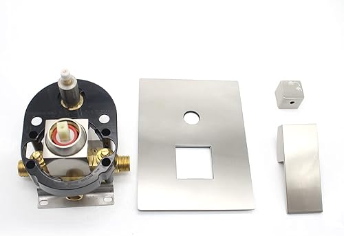 Miniatura 48 de Válvula de desviación de ducha de salida de latón macizo de 3 vías Mezclador de control de flujo Mezclador Válvula de ducha áspera Moderna oculta