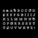 Alphabet X-Small Iron On Rhinestone Crystal T-shirt Transfer by JCS Rhinestones