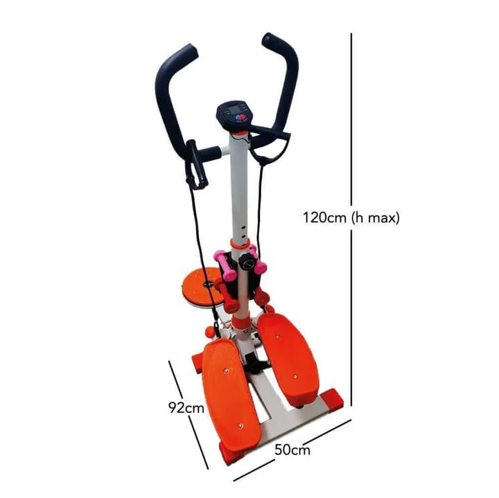 FLMD504A Stationary Bike Wielofunkcyjny Krokowy Twister Maszyna Żelazna Gym Sprzęt Pedał Pedał Ćwiczenia Fitness Elastyczne liny