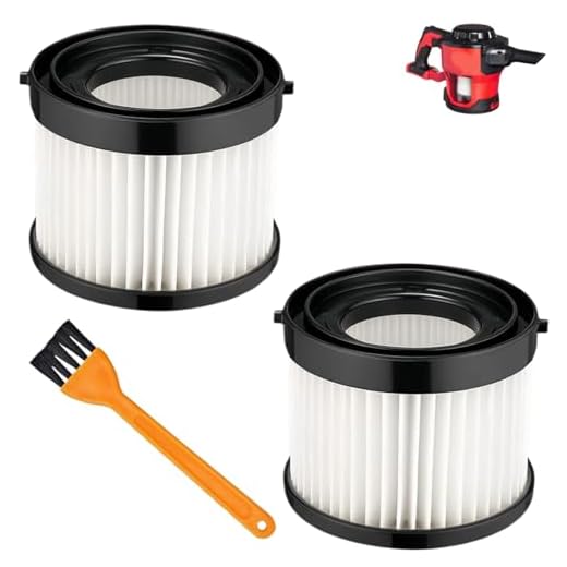 49-90-0160 Vacuum Filters 0882-20 HEPA Dry filter Compatible with Milwauk*e 49-90-0160, 49-90-1951, Fit for 0882-20 Compact Vacuum Replacement Filters 2 PACK