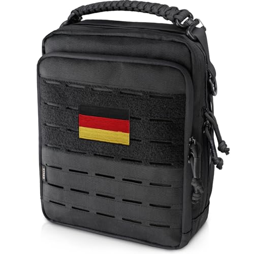 WYNEX Pochette Molle Tactique Trousse à Outils Utilitaire Poche Molle Supplémentaire Pour Sac à Dos Gilet Tactique Militaire Sacoche de Rangement Portable,...
