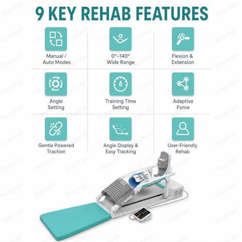 Entrenador eléctrico para rehabilitación de rodilla miniatura 5
