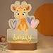 Nome personalizzato Luce notturna | Lampada da notte personalizzata per bambini | Luce notturna acrilica personalizzata | Regalo per bambini | Arredamento camera da letto per bambini