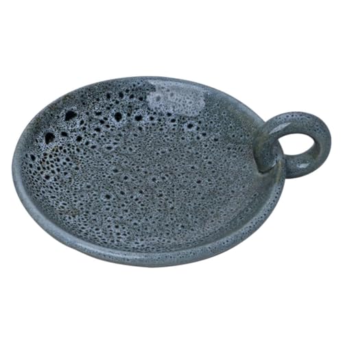 Ceramic Candle Holder Home Decor Retro Candle Dish Exquisite Candle Base Household Candle Tray Aromatherapy Candle Plate Dining Table Candle Tray Candle Storage Plate Candle Stand