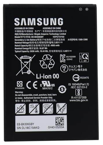 Accumulateur Samsung Tab Active5 pièce détachée noire