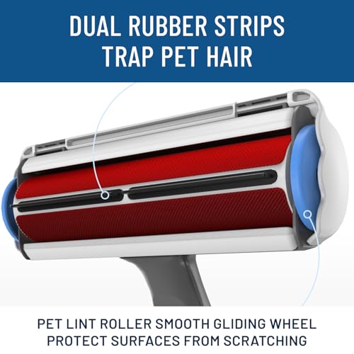 Triton Pet Hair Remover W/Fur Trapping Compartment - Easy To Use Pet Hair Removal Tool - Cat & Dog Hair Remover For Couch thumb #6