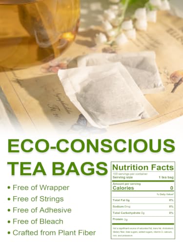 Image of TeeLux Mint Green Tea Bags, Fresh & Smooth Taste, Refreshing Aroma, 100 ct