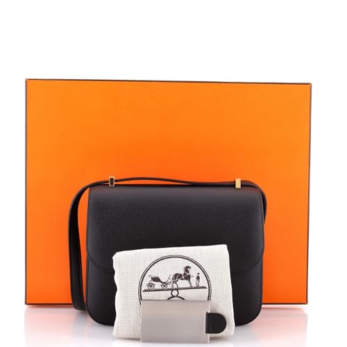 Hermes, Pre-Loved Constance NM Bag Epsom 18, Black2
