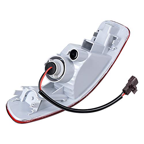 Astra Depot A17-013-AAA-2 Left Rear Bumper Side Marker Reflector Tail Light Lamp With 21W Bulb Compatible thumb #4