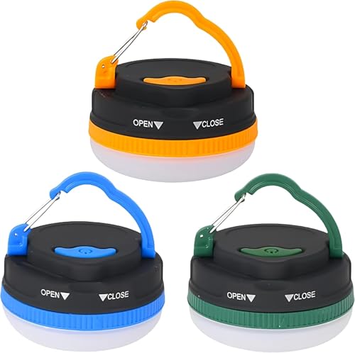 LED Camping Lantern Waterproof Portable Tent Light with 3 Light Modes