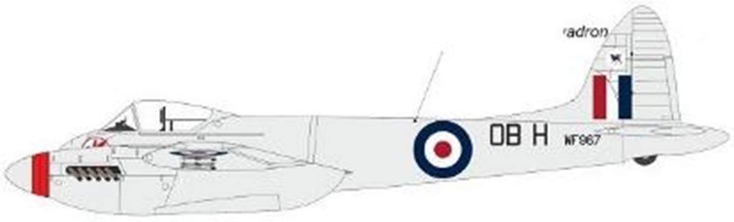 ホーネット　イギリス空軍　RAF Hornet ハヴィランド　飛行機　戦闘機 ホーネット イギリス空軍 RAF Hornet ハヴィランド 飛行機 戦闘