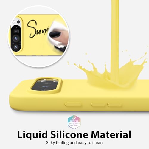 Coque Pixel 10 silicone liquide souple et antichoc unie mignonne