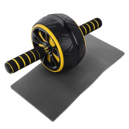 Rodillo abdominal con almohadilla de rodillas para entrenamiento de core