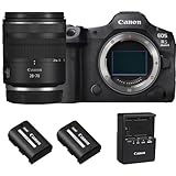 Canon EOS R5 Mark II Mirrorless Camera with Canon RF 28-70mm f/2.8 is STM Lens & Canon LP-E6P Lithium-Ion Battery