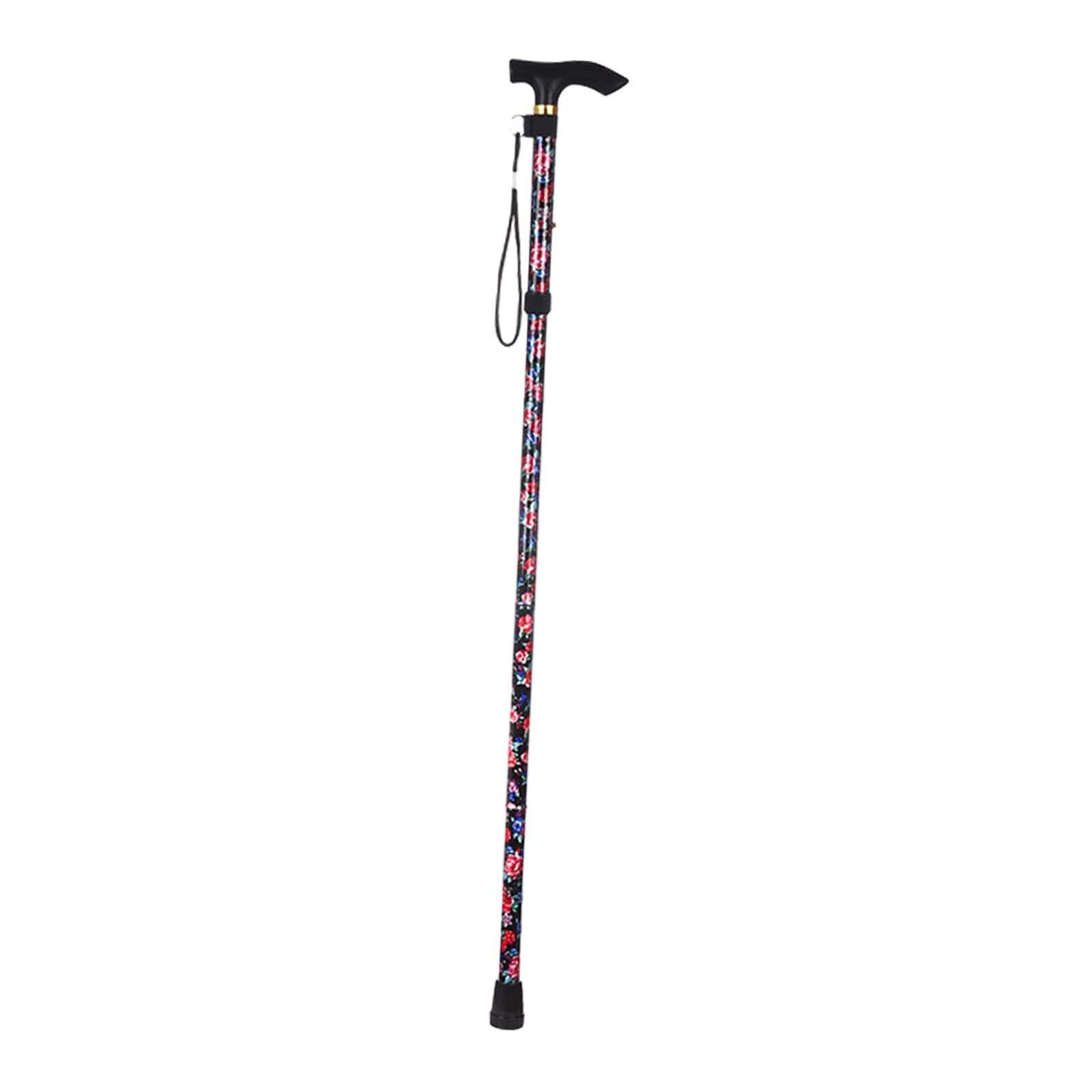 Foldable Trekking Pole Elderly Portable Men Walking Pole Outdoor Backpacking Style A-Sporting Goods-Outdoor Sports-Camping & Hiking-Hiking Gear-Walking & Trekking Sticks-1 Trekking Pole-image-24