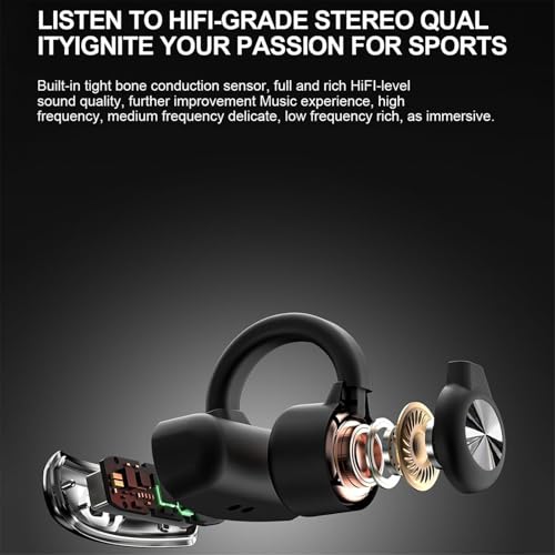 Auriculares inalámbricos Bluetooth con conducción ósea abiertos miniatura 6