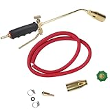 Doppelt Offener Eisen-Gasbrenner, Messingbeschichtung Komfortabler Griff Verdicken Flüssiggas-Kohle-Gasbrenner, Schweißbrenner