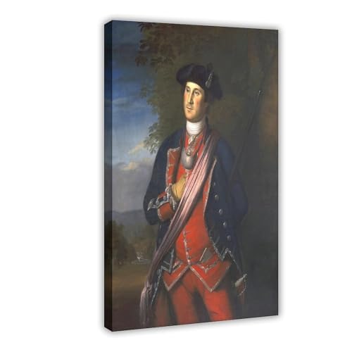 Tableau George Washington 1772 haute définition sur toile fine 40x61cm