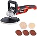 Price comparison product image Einhell Polishing and Sanding Machine 1100W, Spindle Lock, Hook-and-Loop Fastener, Car Polishing Kit with Accessories and Plastic Case CC-PO 1100/1E