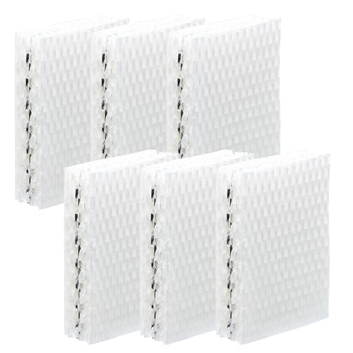PWEOW WF813 Humidifier Filter Compatible with Equate EQWF813 EQ-2119-UL Relion RCM-832N RCM832 ProCare PCWF813 PCCM-832N Cool Mist Humidifier Replacement Wick Filter 6 Pack