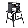 VEVOR Thickness Planer - 13-Inch Benchtop Wood Planer, 2000W, 8000 rpm, 15 AMP, Foldable, 6m/min Planing Speed, Iron Stand, Dust Exhaust for Woodworking