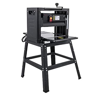 VEVOR Thickness Planer - 13-Inch Benchtop Wood Planer, 2000W, 8000 rpm, 15 AMP, Foldable, 6m/min Planing Speed, Iron Stand, Dust Exhaust for Woodworking