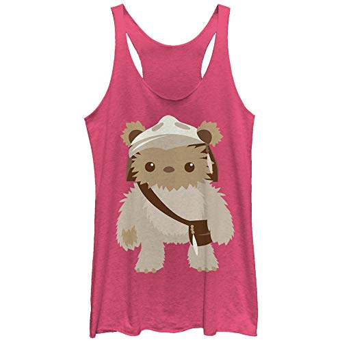 Débardeur Ewok Star Wars femme rose chiné Fifth Sun L