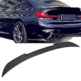 MotorFansClub Rear Spoiler Fit for BMW 5 Series 528i 525i 530i 535i 550i E60 Sedan M4 2004 2005 2006 2007 2008 2009 2010 Trunk Wing(Real Carbon Fiber)