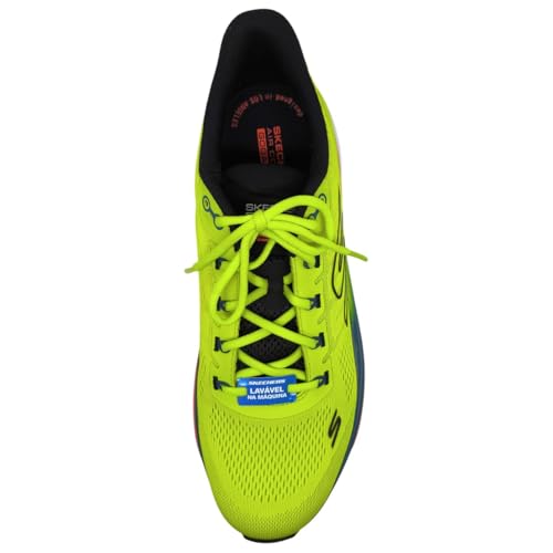 Skechers Skechers Men's, Max Cushioning Propulsion Running Shoe, Lime/Black, US 8 M