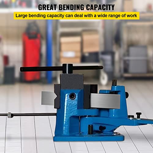 Happybuy UB-100 Manual Flat Steel Universal Metal Rebar Bender Angle Iron 120 Degree Heavy-Duty Metal Rod Bender Hot and Cold With Detachable Bending Lever Strip Steel, Flat Steel, Round Steel - Image 3