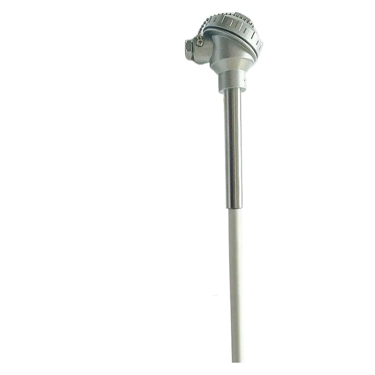 WRN132 czujnik temperatury, ceramiczna sonda temperatury termopary, typ K 0-1300 stopni 150mm rura ochronna ze stali nierdzewnej(500mm)