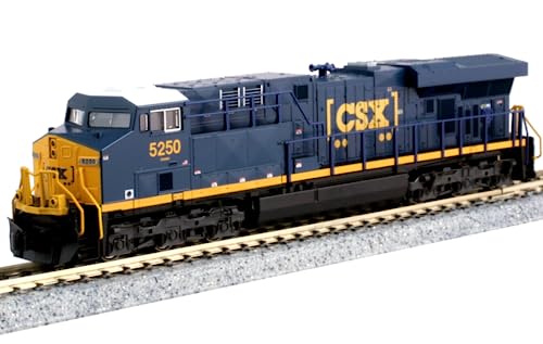 Locomotive N GE ES44DC CSX Kato haute précision pour collectionneur