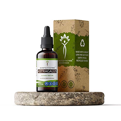 Astragalus Tincture Alcohol Liquid Extract, Organic Astragalus (Astragalus membranaceus) Dried Root (2 FL OZ)
