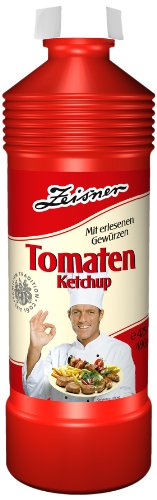 Zeisner Tomaten-Ketchup 425ml/490g Flasche, 12er Pack (12 x 425 ml) 10001 Cover