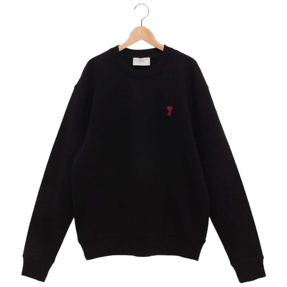 ami paris スウェット トレーナー　ブラック　即購入可 現地価格セール S AMI PARIS(アミ パリス) スウェット