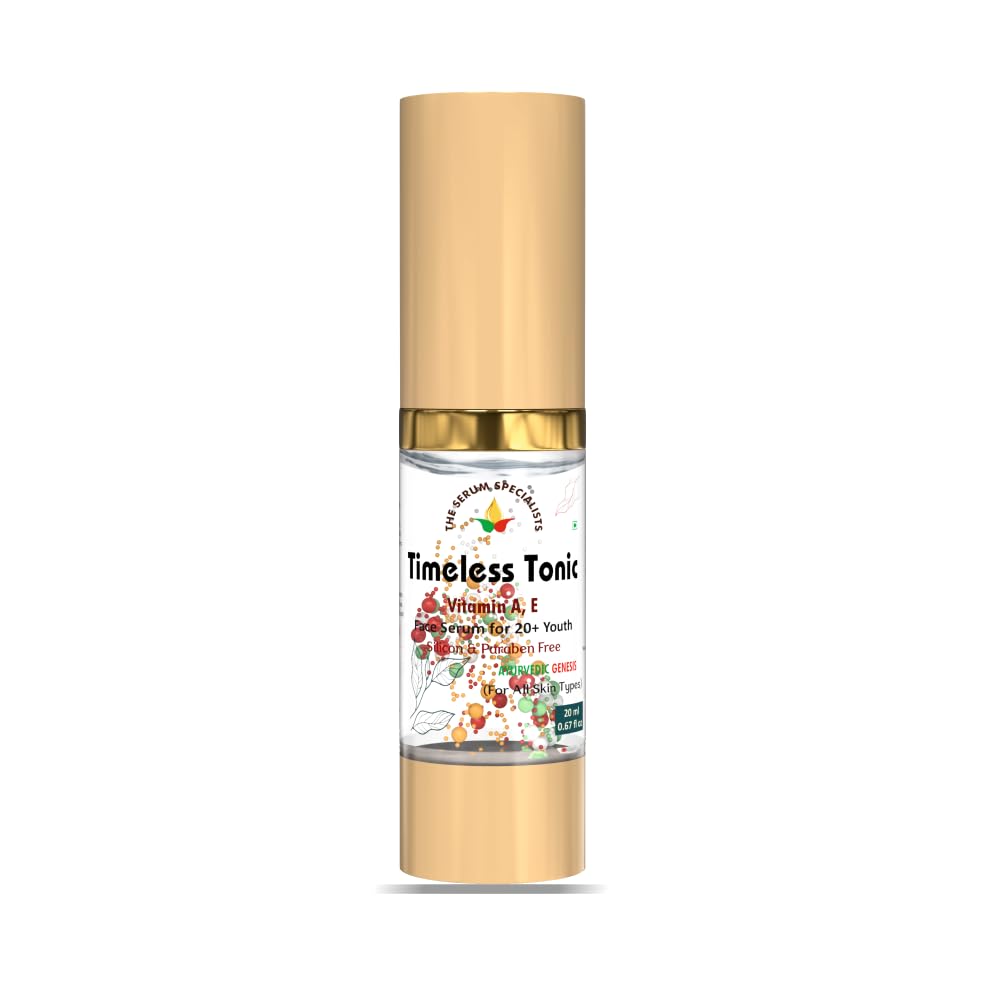 Image of Timeless Tonic Vitamin A, E - Rejuvenating & Firming | Enriched with Vitamin A & E | Reduces Fine Lines & Improves Skin Elasticity | For All Skin Types | 20ml