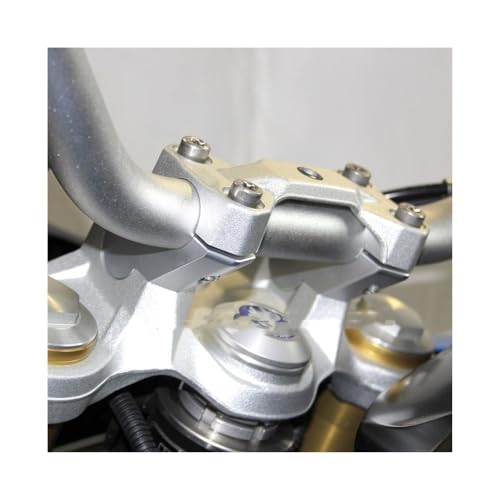 Abrazadera elevadora de manillar con soporte de extensión para GPS de moto 5
