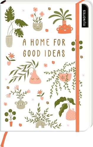 myNOTES Notizbuch A5: A home for good ideas: Notebook medium, gepunktet | Für gute Ideen: Ideal als Bullet Journal oder Tagebuch