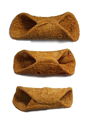 24 Mini Cannoli Shells - 3 Inch Hand Made Fresh Daily - Frank and Sal Bakery