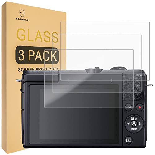 Mr.shield [3-Pack] Screen Protector For Canon Eos M200 Camera [Tempered Glass] [Japan Glass With 9H Hardness] Screen Protector With Lifetime Replacement #TOP20