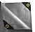 Carport Canopy Cover 12' x 20' Cut Size, 11'6" x 19'6" Finish Size Heavy Duty Tarp Tent Roof White and Silver, Only Cover (Silver 12x20)