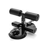 Roughhouse Adjustable Sit-Up Bar for Home Workouts | Portable Abdominal Exercise Equipment with Strong Dual Suction Cups | Sit-Up Assistant Device for Abs, Core Strength, and Fitness at Home