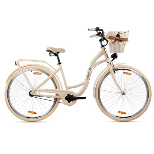 Goetze Style 28 Zoll Damen Citybike, 18 Zoll Tiefeinsteiger, 3-Gang Nabenschaltung, Rücktrittbremseâ€¦ – Vignette