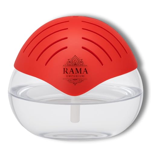 Image of 2-in-1 Air Diffuser & Humidifier - White Aroma Diffuser for Bedroom, Office - 500ml Capacity - RED