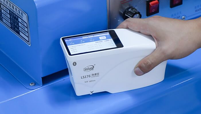 LS176 Spectrophotometer, Handheld Colorimeter for Color Matching, 3.5-inch Touch Screen, QC Testing Function, Date Output