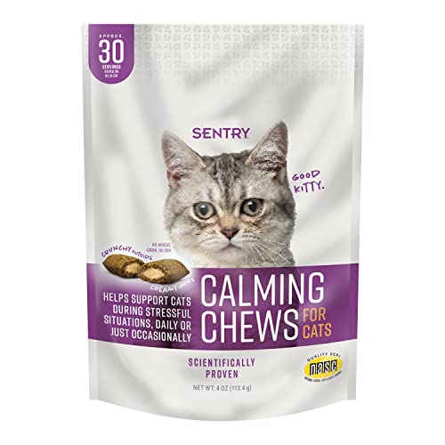 Sentry Calming Chews for Cats,...
